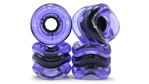 Shark Wheel 60MM, 78A Transparent Purple California Roll