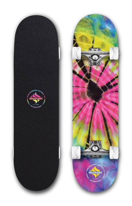 Tie Dye Street Skateboard Complete 2