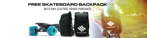 Skateboard Backpack by Shark Wheel (Discount Code S208)