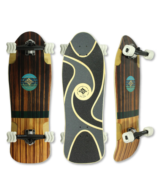 High Life Cruiser Skateboard with White Wheels 2