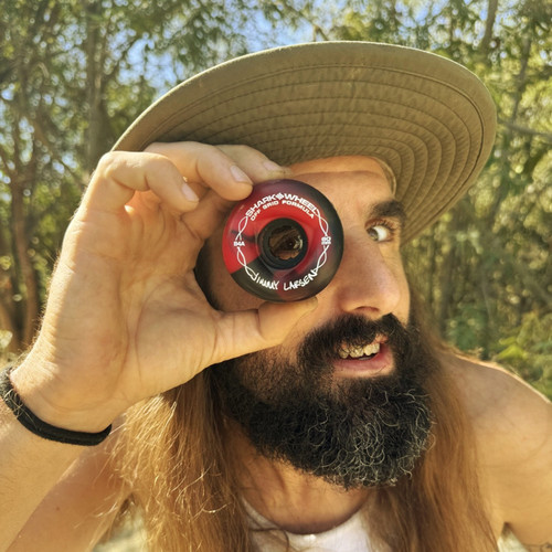60mm, 84a Red/Black Swirl - Team Rider, Signature Wheels Off-Grid Jimmy Larsen 2
