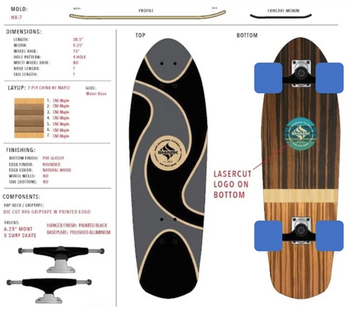 Carve Day Surfskate Skateboard