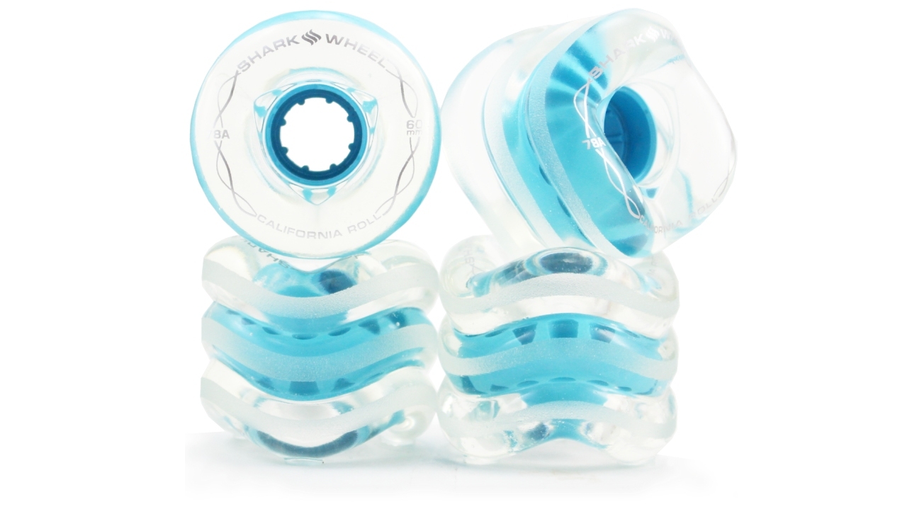 Shark Wheel 60mm 78a, Skateboard Cruising Wheels, California Roll