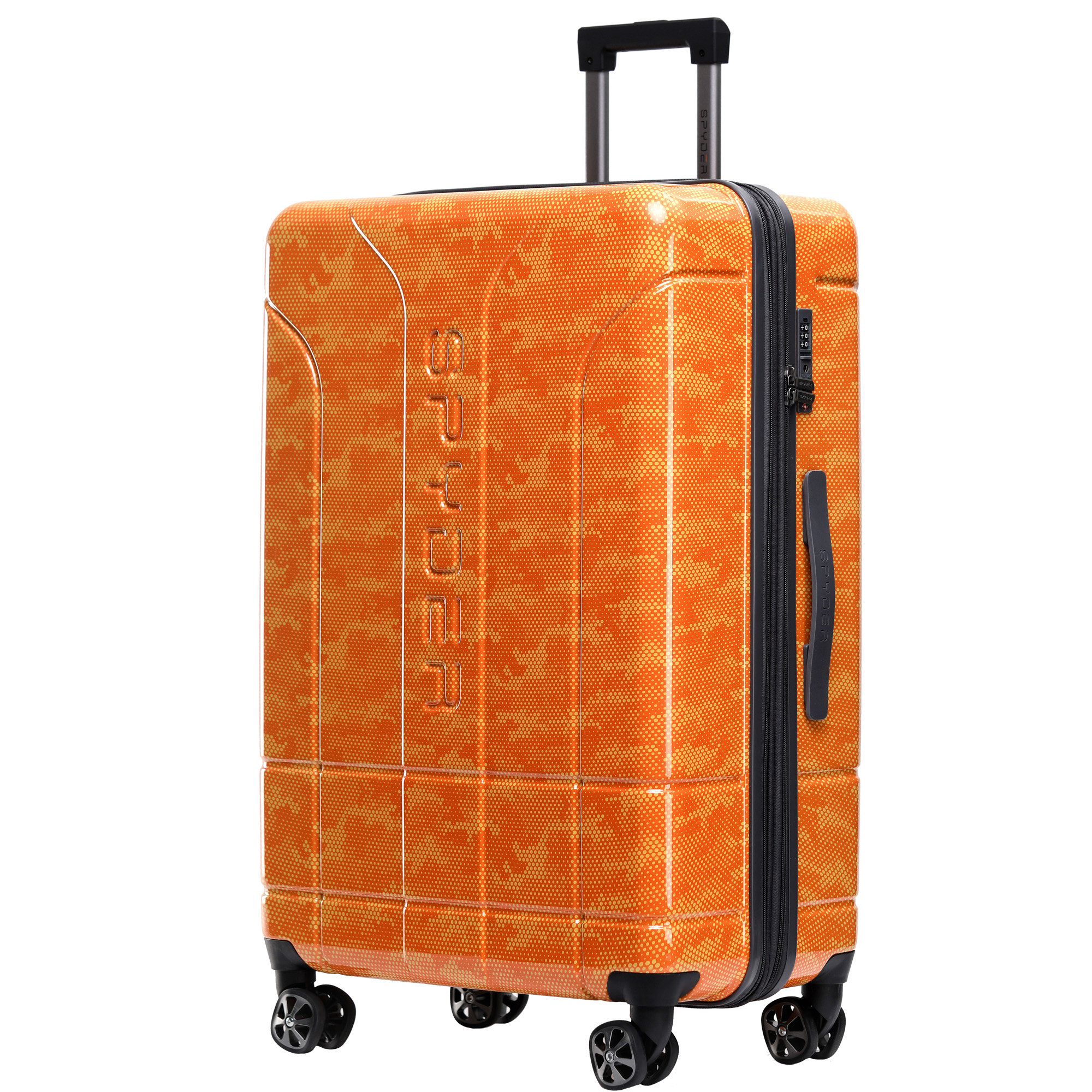 Orange Spyder Matrix 29 Inch Expandable Hardside Upright Suitcase