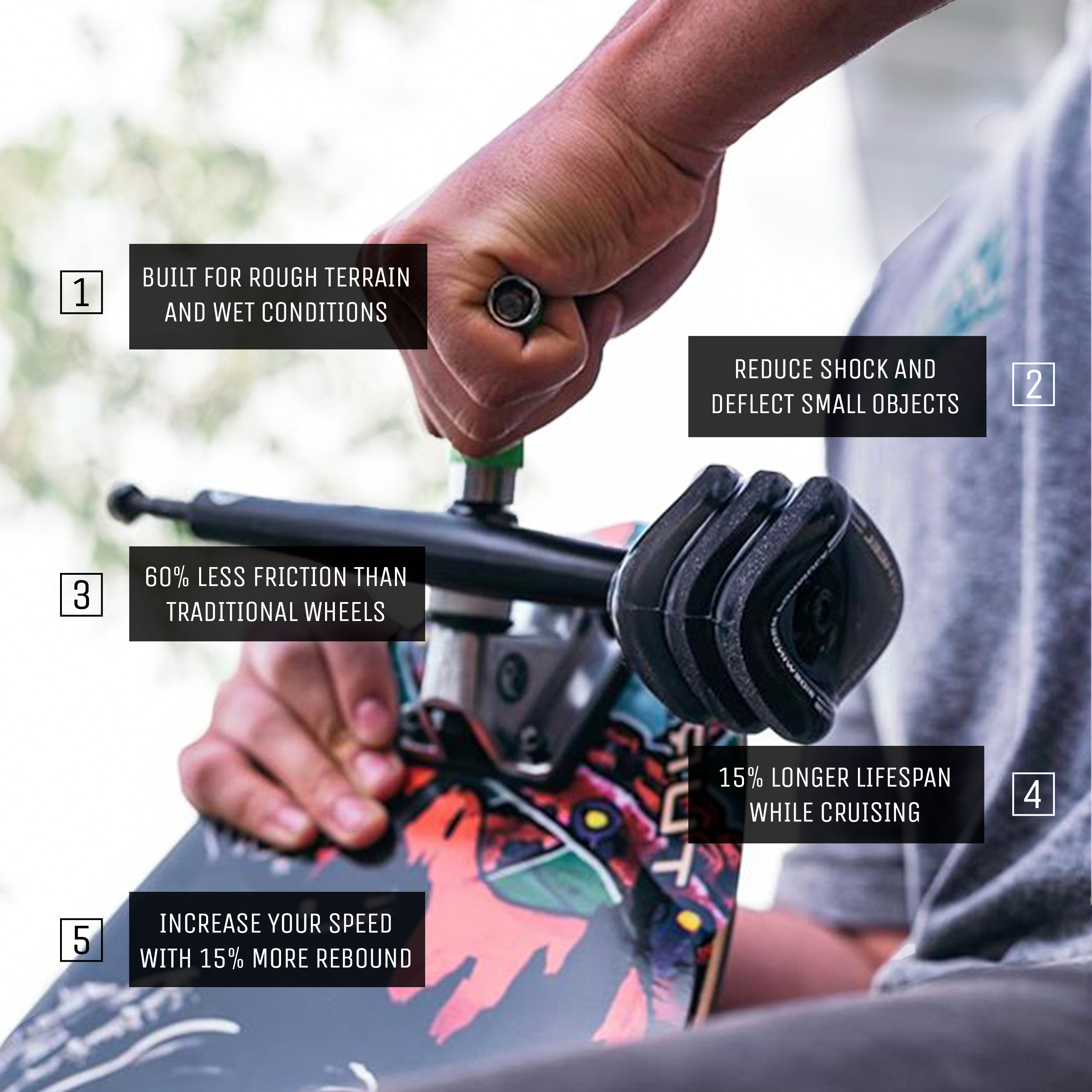 Shiver ABEC 9 Bearings by Shark Wheel Shark Wheel