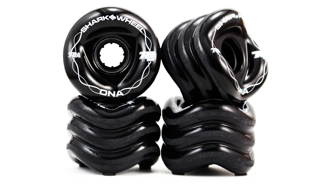 Shark Wheel 72MM, 78A DNA Black 