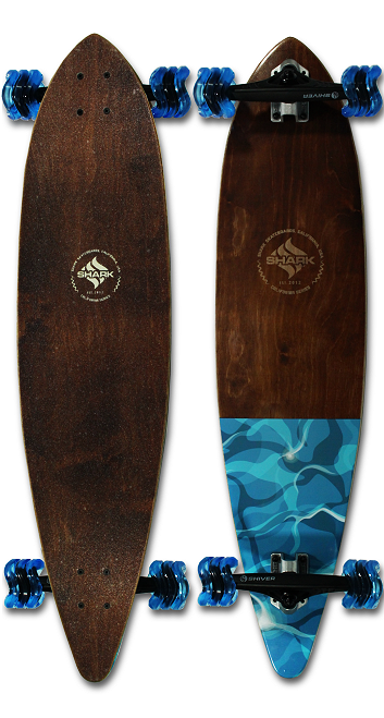 Shark Wheel Water Flow Longboard