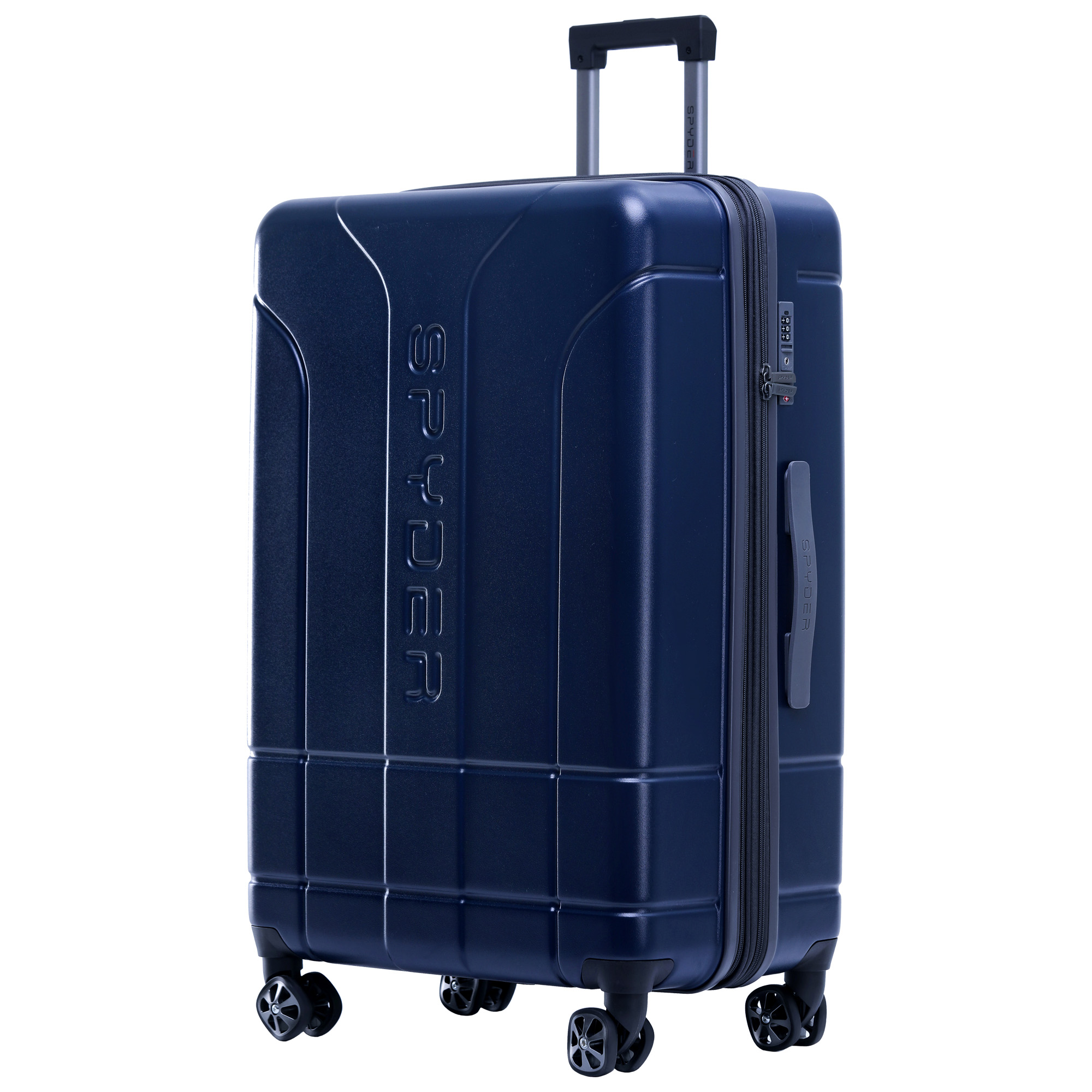 ソラ Navy Spyder Carve 29 Inch Expandable Hardside Upright Suitcase