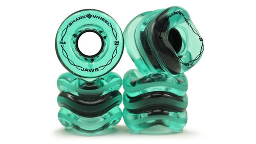 54mm, 78a Transparent Emerald Jaws - Shark Wheel