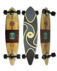 Pintail Skogger (PinSkog) Longboard with Black Wheels