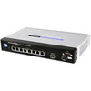SRW2008 Linksys 8-Ports RJ-45 10/ 100/ 1000Mbps Gigabit Ethernet Switch with WebView and 2 Shared MiniGbic Slots (Refurbished)
