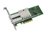 430-4445 Dell Intel Dual-Ports 10Gbps PCI Express 2.0 Gigabit Ethernet SFP+ Converged Server Network Adapter