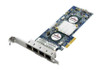 430-0672 Dell Broadcom NetXtreme II 5709 Gigabit Quad Port Ethernet PCI Express x4 Convergence Network Interface Card