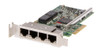 W0N4T Dell Quad-Ports RJ-45 1Gbps 10Base-T/100Base-TX/1000Base-T Gigabit Ethernet PCI Express 2.0 x4 Network Interface Card