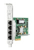 647594-B12 HP 331T Quad-Ports RJ-45 1Gbps 10Base-T/100Base-TX/1000Base-T Gigabit Ethernet PCI Express 2.0 x4 Network Adapter
