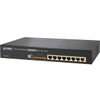 FSD-808HP Planet Technology 8-Ports 10/100 Ethernet Switch with 8-Ports 802.3at High Power PoE Injector (Refurbished)