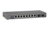 GS110T-100GES NetGear ProSafe 10-Ports Gigabit Smart Switch with 2 Dedicated Gigabit SFP Ports (Refurbished)