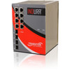 IND-3284-L Transition Networks Industrial Switch managed 8 x 10/100/1000 + 3 x Gigabit SFP + 1 x shared Gigabit SFP desktop DC power (Refurbished)