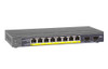 0712998 NetGear ProSafe 10-Ports Gigabit Smart Switch with 2 Dedicated Gigabit SFP Ports (Refurbished)