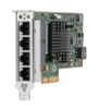 816551-001 HP 366T Quad-Ports RJ-45 1Gbps Gigabit Ethernet PCI Express 2.1 x4 Low Profile Network Adapter