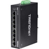 TI-PG80 TRENDnet 8-Ports Hardened Industrial Gigabit Poe+ Din-Rail Switch (Refurbished)