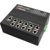 32035-7 Comtrol RocketLinx ES7510 Managed 10-Ports PoE 802.3af/at industrial Ethernet Switch with Gigabit (Refurbished)