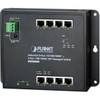WGS-4215-8T2S Planet Industrial 8-Port 10/100/1000T + 2-Port 100/1000X SFP Wall-mount Managed Switch - 8 Ports - Manageable - Gigabit Ethernet -