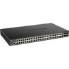 DGS-1250-52XMP-6KV D-Link 52-Port 10-Gigabit Smart Managed PoE Switch - 52 Ports - Manageable - 3 Layer Supported - Modular - 57.20 W Power Consumption - 370 W PoE