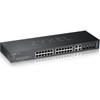 GS2220-28 ZYXEL 24-port GbE L2 Switch with GbE Uplink - 24 Ports - Manageable - 4 Layer Supported - Modular - 4 SFP Slots - 22.50 W Power Consumption -