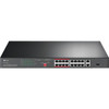 TL-SL1218P TP-Link 16-Port 10/100 Mbps + 2-Port Gigabit Rackmount Switch with 16-Port PoE+ - 16 Ports - 2 Layer Supported - Modular - 1 SFP Slots - 172.80 W