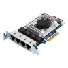 QXG-5G4T-111C QNAP Quad-Port, 4-Speed 5 GBE Network Expansion Card - PCI Express 3.0 x4 - 4 Port(s) - 4 - Twisted Pair - 5GBase-T - Plug-in