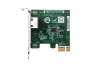 QXG-2G1T-I225 QNAP Single-Port 2.5 GBE Network Expansion Card - PCI Express 2.0 x1 - 1 Port(s) - 1 - Twisted Pair - 2.5GBase-T - Plug-in