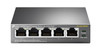TL-SG1005P TP-LINK 5-Ports Gigabit Desktop Switch with 4-Port PoE 5 x Gigabit Ethernet Network Twisted Pair 2 Layer Supported Desktop Lifetime Limited