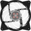 MFY-B2DN-13NPC-R1 Cooler Master MasterFan Pro Cooling Fan 120 mm 1300 rpm42.7 CFM 20 dB(A) Noise 4-pin Red, Blue LED Rubber 55.9 Year Life