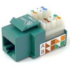 R6D022-AB5-GRN Belkin Cat5 Keystone Jack 110 Green Punchdown 568a/568b Rohs (Refurbished)