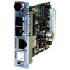 CBBFG1314-100 Transition 1000Base-SX 850 NM Multi-Mode (SC) to 1000Base-LX 1310 NM for OAM / IP Remotely Managed MC Card