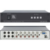 VS-401YC Kramer Video Switch 4 x Mini-DIN S-Video In, 4 x RCA Stereo Audio In, 2 x Mini-DIN S-Video Out, 2 x RCA Stereo Audio Out, 1 x DB-9 Serial