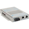 9403-1-21 OmniConverter 10/100/1000 PoE Gigabit Ethernet Fiber Media Converter Switch RJ45 SC Single-Mode 12km 2 x 10/100/1000BASE-T; 1 x 1000BASE-LX; US AC