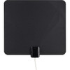 ANT1150F RCA Ultra-Thin, Omni-Directional, Indoor Amplified HDTV Antenna Upto 60 Mile Television Black Flat Panel Omni-directional