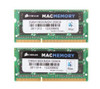 C-CMSA16GX3M2A1333C9 Corsair 16GB Kit (2 X 8GB) PC3-10600 DDR3-1333MHz non-ECC Unbuffered CL9 204-Pin SoDImm Dual Rank Memory for Apple Qualified