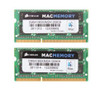 CMSA16GX3M2A1333C9 Corsair 16GB Kit (2 X 8GB) PC3-10600 DDR3-1333MHz non-ECC Unbuffered CL9 204-Pin SoDImm Dual Rank Memory for Apple