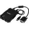 NOTECONS02X StarTech Laptop to Server KVM Console Rugged USB Crash Cart Adapter with File Transfer and Video Capture