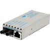 1201-1-2 miConverter 1000Mbps Gigabit Ethernet Fiber Media Converter RJ45 ST Single-Mode 12km 1 x 1000BASE-T, 1 x 1000BASE-LX, Univ. AC Powered,