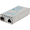1219-0-1 Omnitron Systems miConverter 1000Mbps Gigabit Ethernet Single-Fiber Media Converter RJ45 SFP 1 x 1000BASE-T, 1 x 1000BASE-X (SFP), US AC Powered,