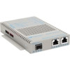 9319-0-21 OmniConverter 10/100 PoE Ethernet Fiber Media Converter Switch RJ45 SFP 2 x 10/100BASE-TX; 1 x 100BASE-X (SFP); US AC Powered;