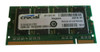 Crucial 256MB PC2700 DDR-333MHz non-ECC Unbuffered CL2.5 200-Pin SoDimm 2.5V Memory Module
