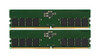 Kingston 16GB Kit (2 X 8GB) PC5-38400 DDR5-4800MHz non-ECC Unbuffered CL40 288-Pin Dimm 1.1V Single Rank Memory