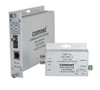 ComNet Network RJ-45 1x PoE+ RJ-45 Ports 1x SC Ports Single-mode Fast Ethernet 10/100Base-TX 100Base-FX Rail-Mountable Media Converter
