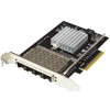 McAfee by Intel 10Gigabit Ethernet Card - PCI Express - 4 Port(s) - Optical Fiber - 10GBase-X - Plug-in