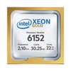 HPE 2.10GHz 10.40GT/s UPI 30.25MB L3 Cache Intel Xeon Gold 6152 22-Core Processor Upgrade